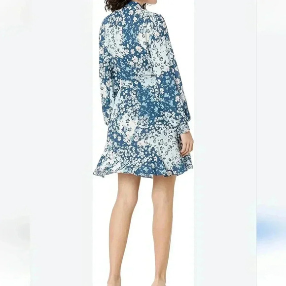 Shoshanna Petra Long- Sleeve Flounce Hem Mini Cottagecore Floral Dress Sz 4 - Picture 2 of 15